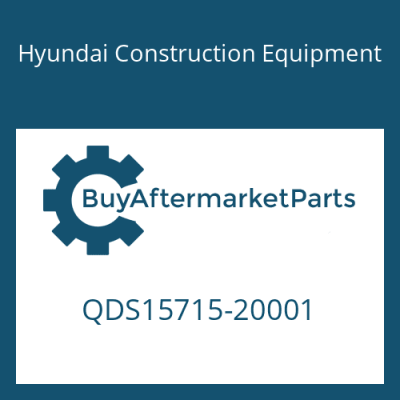 QDS15715-20001 Hyundai Construction Equipment PLUG-DRAIN