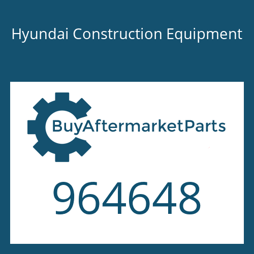 964648 Hyundai Construction Equipment MOUNT-MOTOR LH