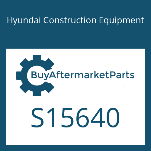 S15640 Hyundai Construction Equipment BUMPER-DOWNSTOP