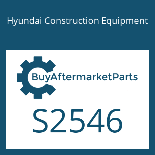 S2546 Hyundai Construction Equipment BUMPER