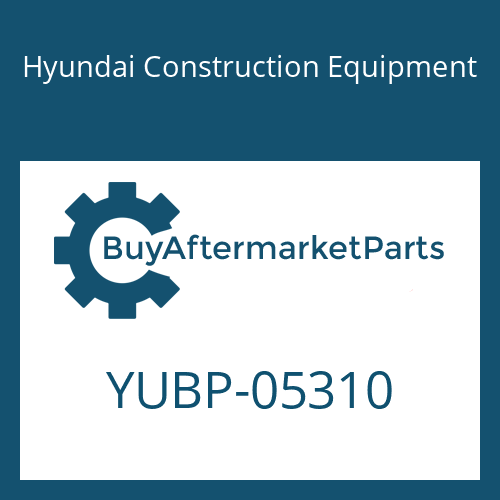 YUBP-05310 Hyundai Construction Equipment GEAR-DRIVE