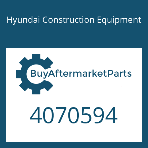 4070594 Hyundai Construction Equipment SCREW-HEX FLG