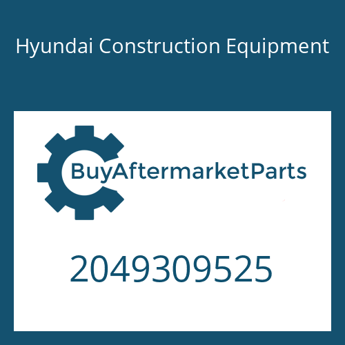 2049309525 Hyundai Construction Equipment SHIM