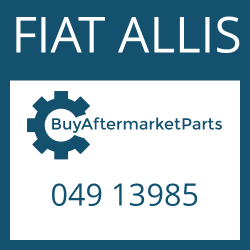 049 13985 FIAT ALLIS FRICTION PLATE