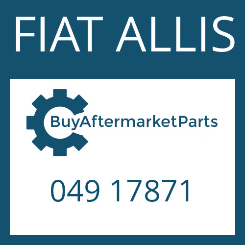 049 17871 FIAT ALLIS FRICTION PLATE