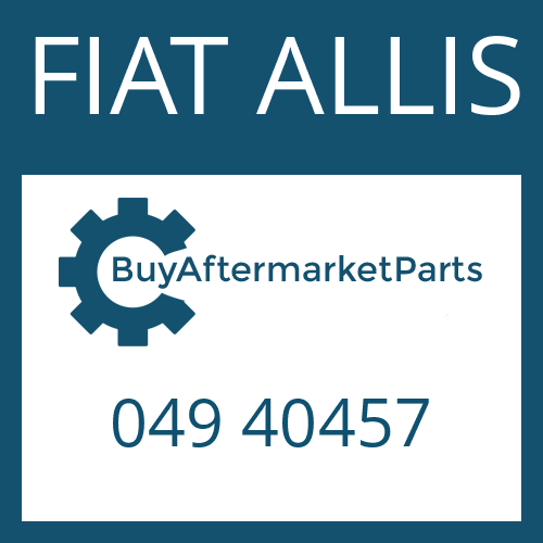 049 40457 FIAT ALLIS FRICTION PLATE