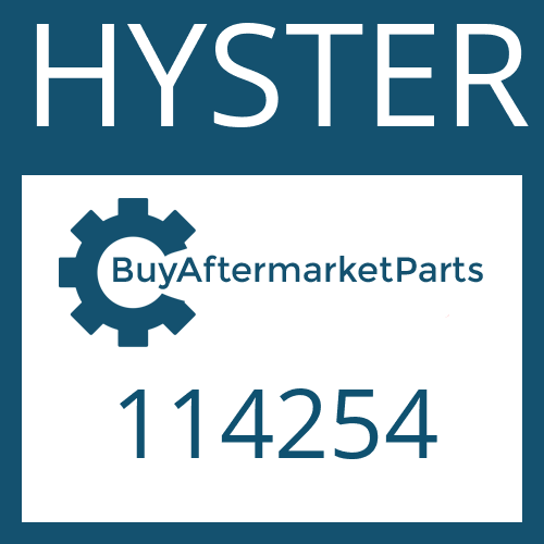 114254 HYSTER FRICTION PLATE