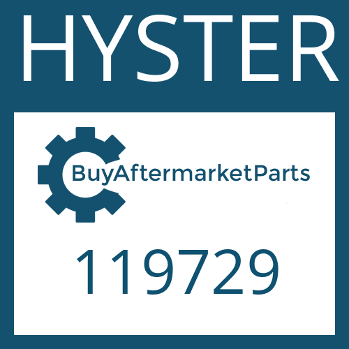119729 HYSTER FRICTION PLATE
