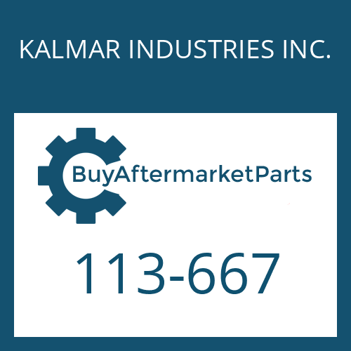 113-667 KALMAR INDUSTRIES INC. FRICTION PLATE