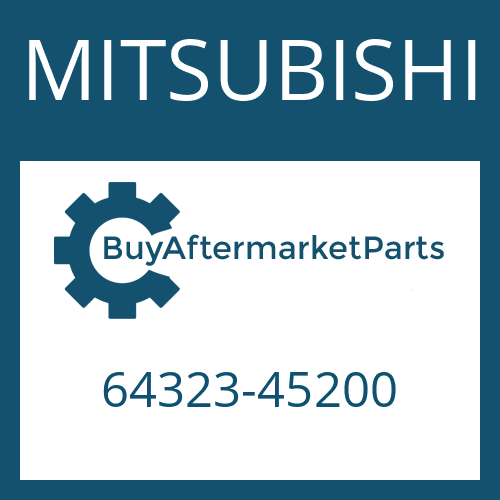 64323-45200 MITSUBISHI FRICTION PLATE