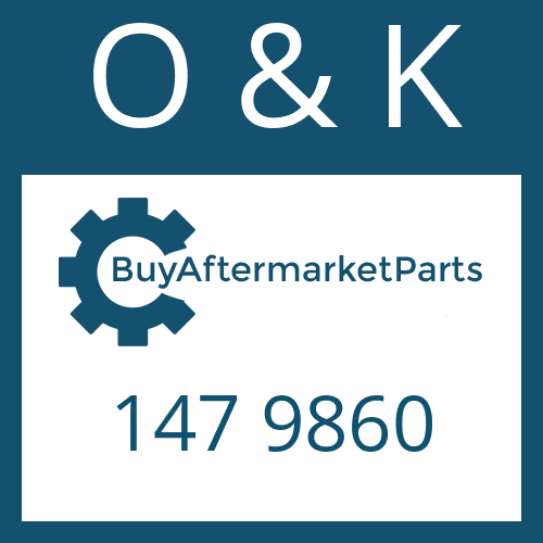 147 9860 O & K FRICTION PLATE