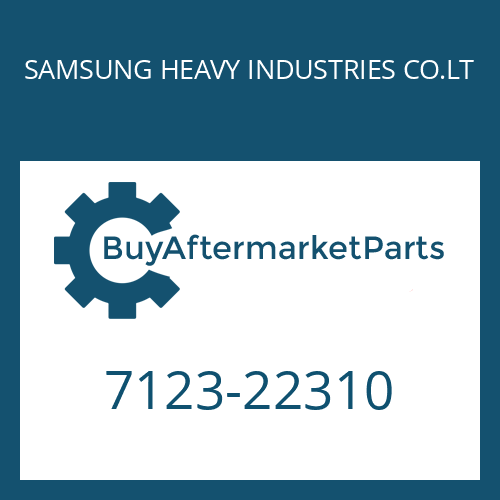 7123-22310 SAMSUNG HEAVY INDUSTRIES CO.LT FRICTION PLATE