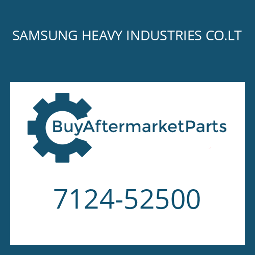7124-52500 SAMSUNG HEAVY INDUSTRIES CO.LT FRICTION PLATE