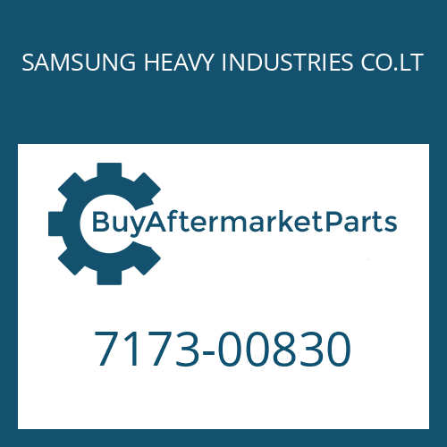 7173-00830 SAMSUNG HEAVY INDUSTRIES CO.LT FRICTION PLATE