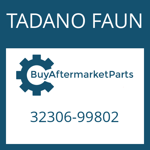 32306-99802 TADANO FAUN FRICTION PLATE