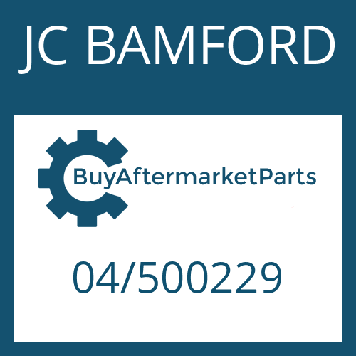 04/500229 JC BAMFORD FRICTION PLATE