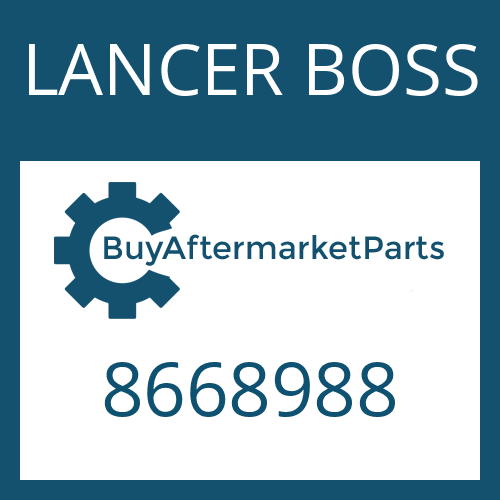 8668988 LANCER BOSS FRICTION PLATE