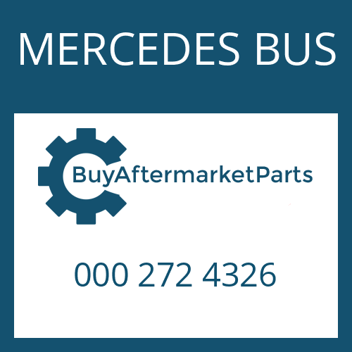 000 272 4326 MERCEDES BUS FRICTION PLATE