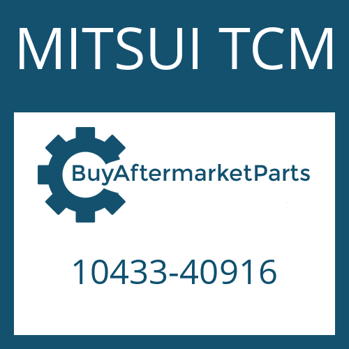 10433-40916 MITSUI TCM FRICTION PLATE