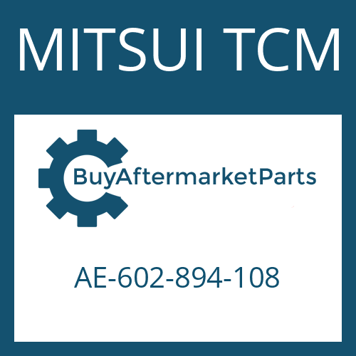 AE-602-894-108 MITSUI TCM FRICTION PLATE