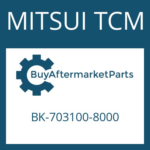 BK-703100-8000 MITSUI TCM FRICTION PLATE