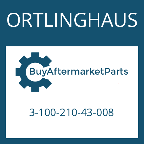 3-100-210-43-008 ORTLINGHAUS FRICTION PLATE
