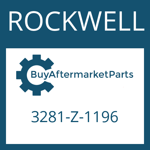 3281-Z-1196 ROCKWELL FRICTION PLATE