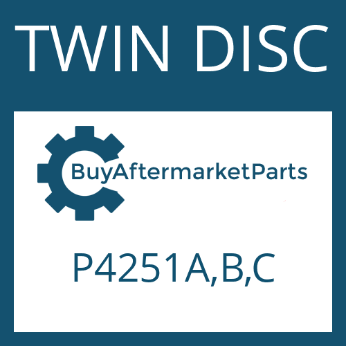 P4251A,B,C TWIN DISC FRICTION PLATE