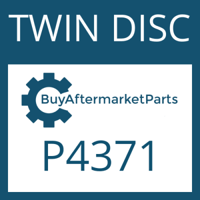 P4371 TWIN DISC FRICTION PLATE