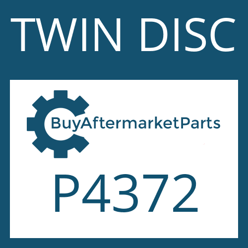 P4372 TWIN DISC FRICTION PLATE