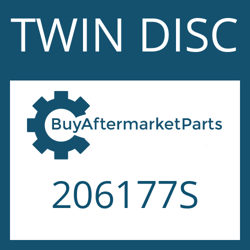 206177S TWIN DISC FRICTION PLATE