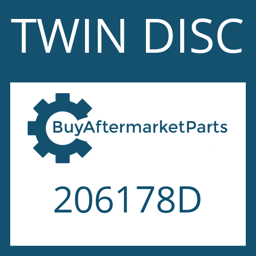 206178D TWIN DISC FRICTION PLATE