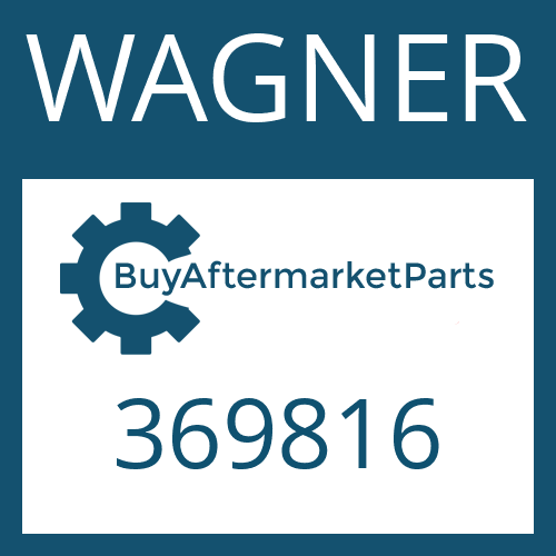 369816 WAGNER FRICTION PLATE