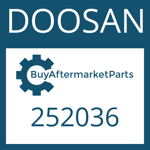 252036 DOOSAN SPUR GEAR