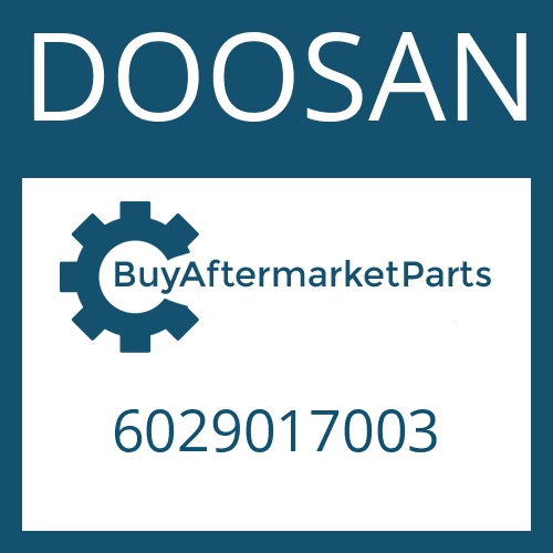 6029017003 DOOSAN ADAPTERKABEL