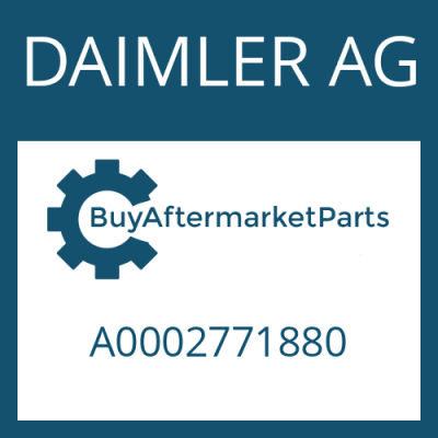 A0002771880 DAIMLER AG GASKET