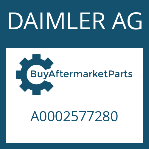 A0002577280 DAIMLER AG GASKET