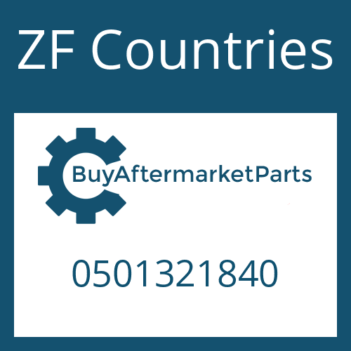 0501321840 ZF Countries PLUG