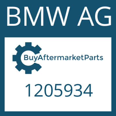 1205934 BMW AG SNAP RING