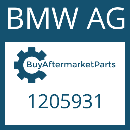 1205931 BMW AG LOCK WASHER