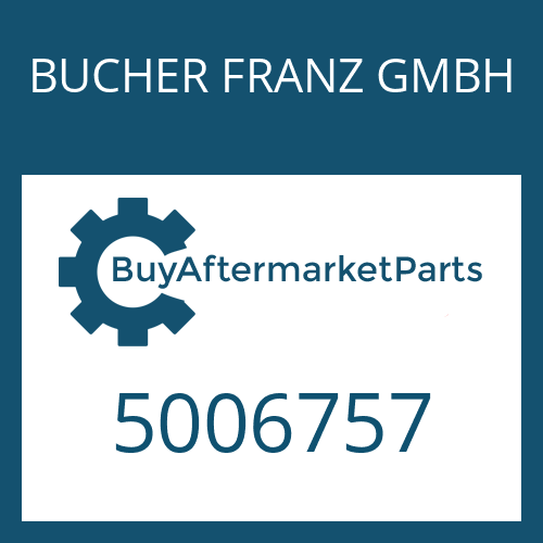 5006757 BUCHER FRANZ GMBH INPUT HOUSING