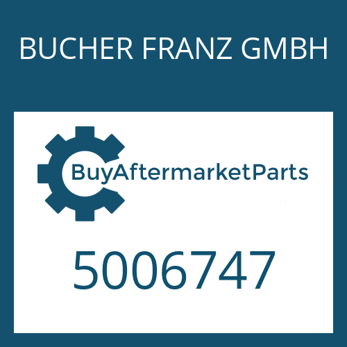 5006747 BUCHER FRANZ GMBH THROTTLE VALVE