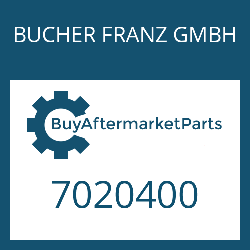 7020400 BUCHER FRANZ GMBH NEEDLE SLEEVE