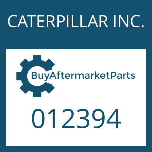 012394 CATERPILLAR INC. WASHER