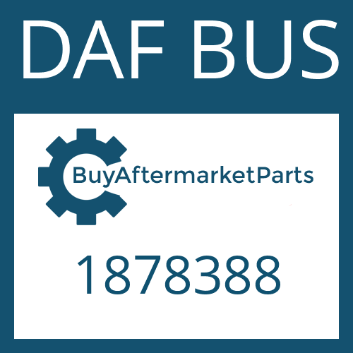 1878388 DAF BUS COVER