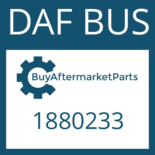 1880233 DAF BUS HEXAGON SCREW