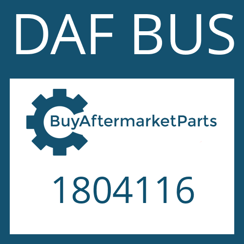 1804116 DAF BUS NEEDLE CAGE