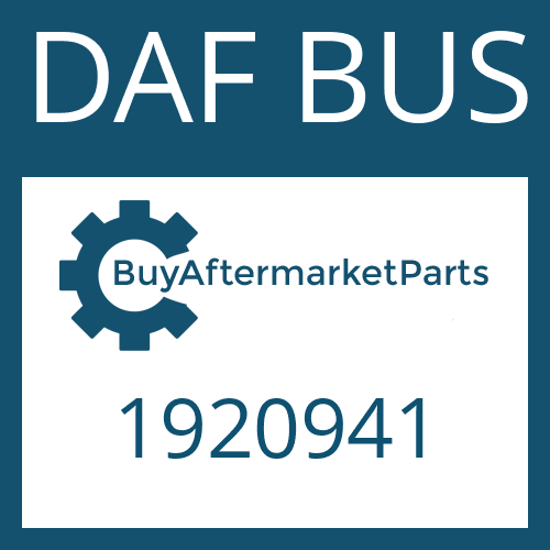 1920941 DAF BUS SCREW PLUG