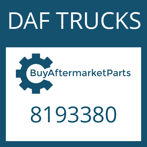 8193380 DAF TRUCKS COMPRESSION SPRING