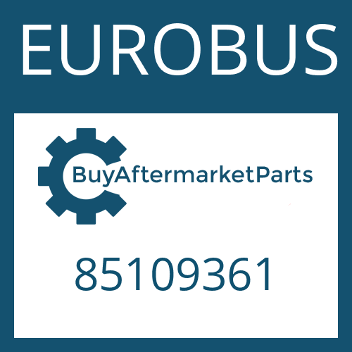 85109361 EUROBUS CAP SCREW